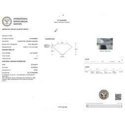 2.01 Ct IGI Oval Lab Grown Diamond Engagement Ring 14K White Gold 2.51Ctw