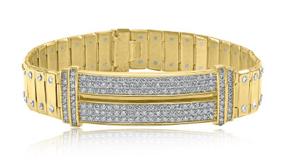 Fancy Diamond Mens Bracelets