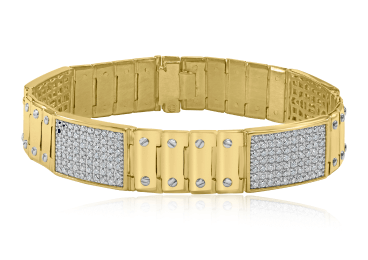 Fancy Diamond Mens Bracelets
